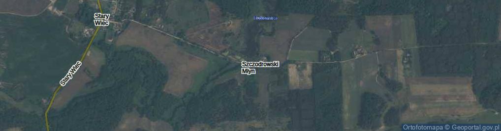 Zdjęcie satelitarne Szczodrowski Młyn ul.